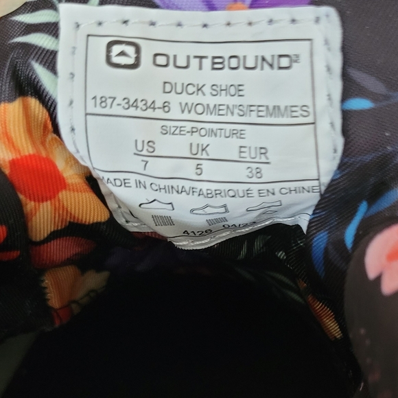 Outbound Duck Shoe Womens Size 7 - Picture 6 of 6